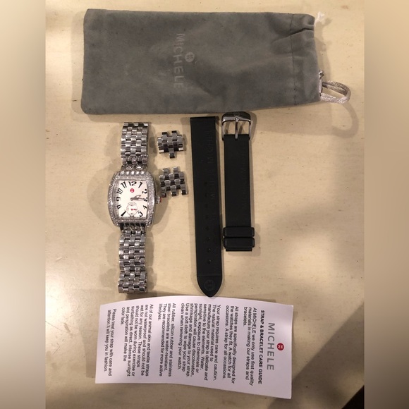 Michele Urban Diamond Bezel Watch authentic - Picture 4 of 10